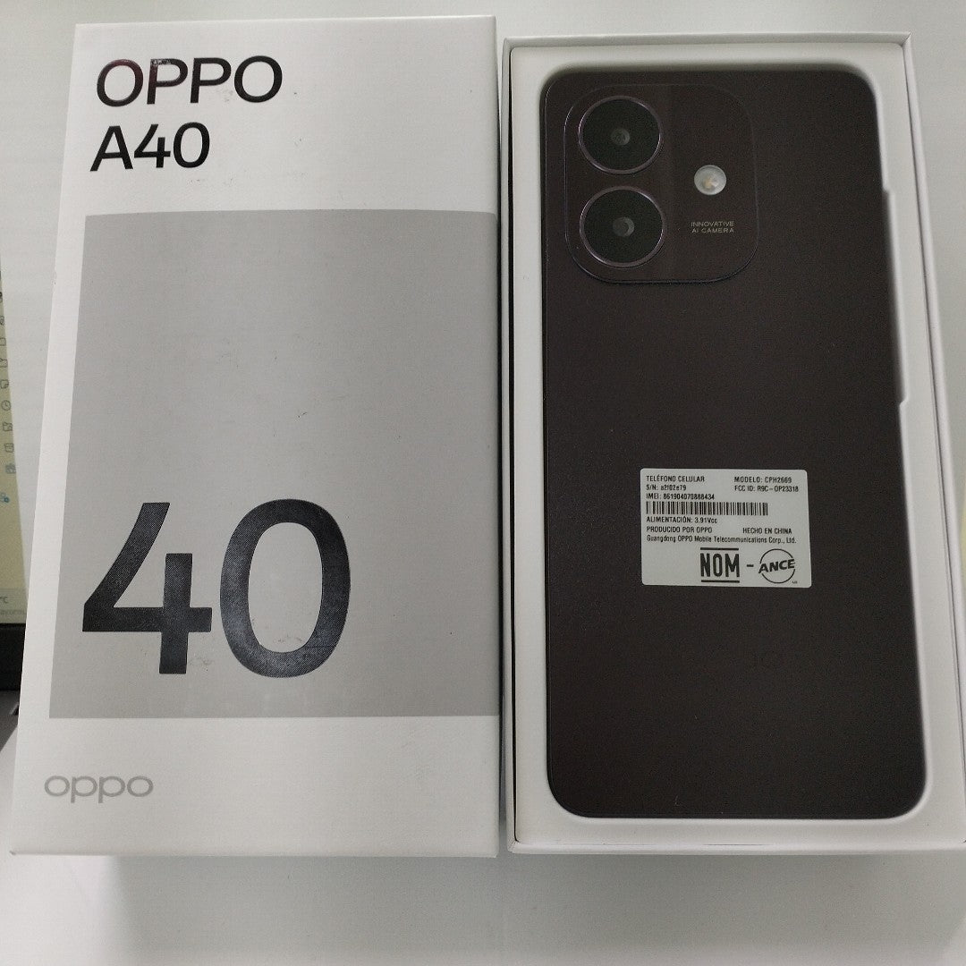 CELULAR OPPO  A40 CPH2669 (2024) 256 GB 4 GB RAM (SEMINUEVO)