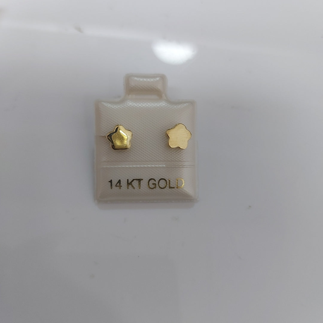 BROQUELES ORO 14K 1 (NUEVO)