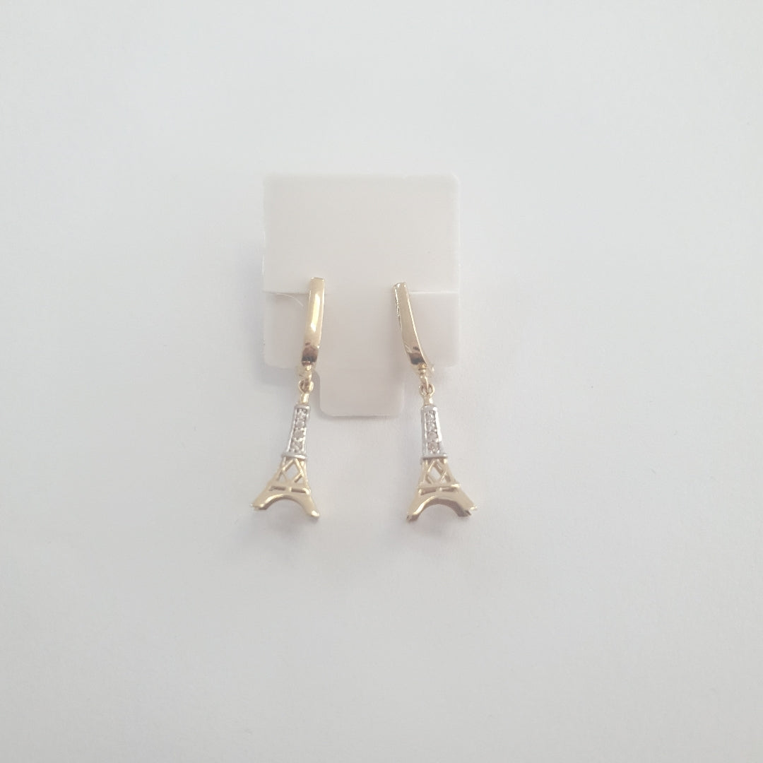 BROQUELES ORO 14K 3.3 (NUEVO)