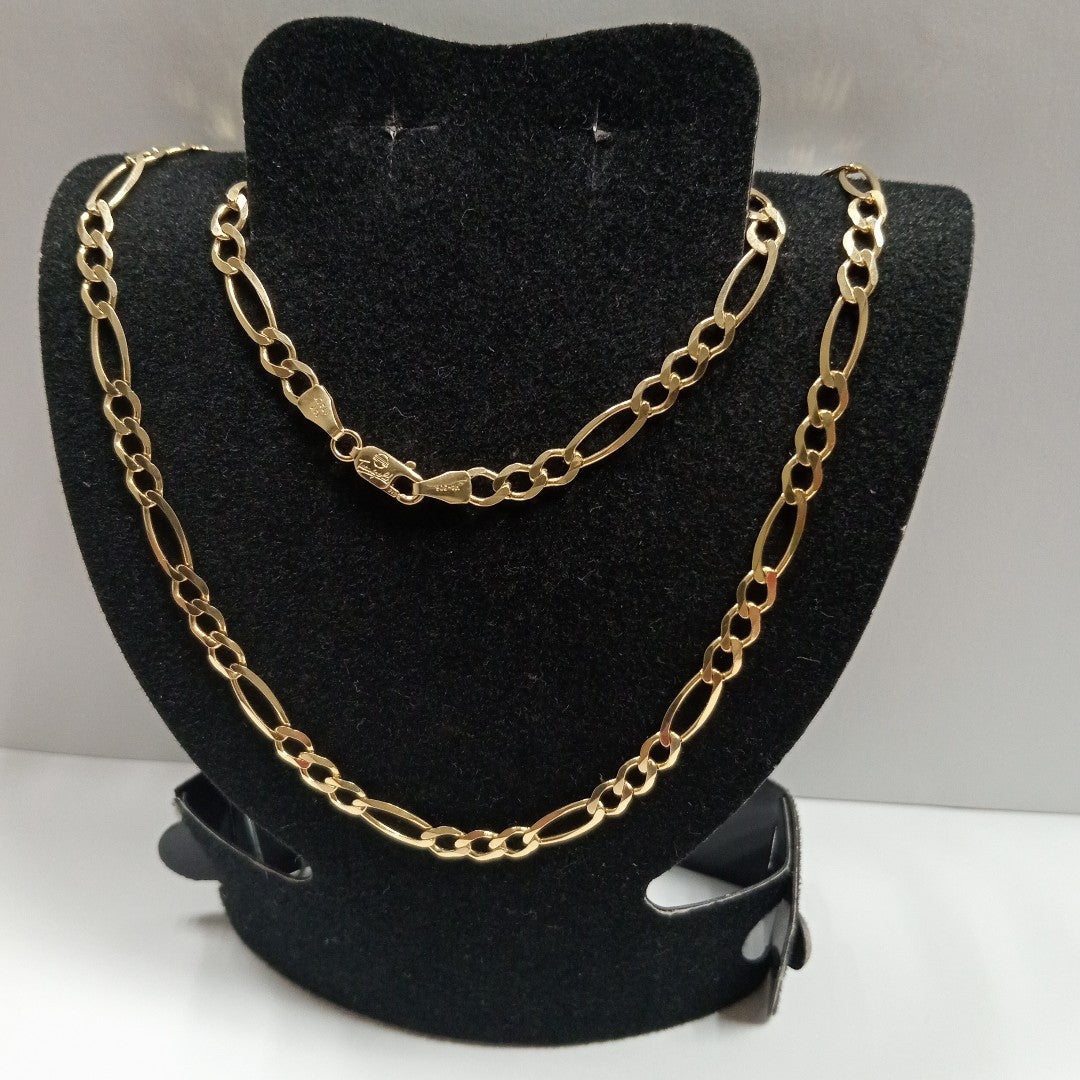 CADENAS CARTIER 3 1 AMARILLA ORO 14K 11.3 (NUEVO)