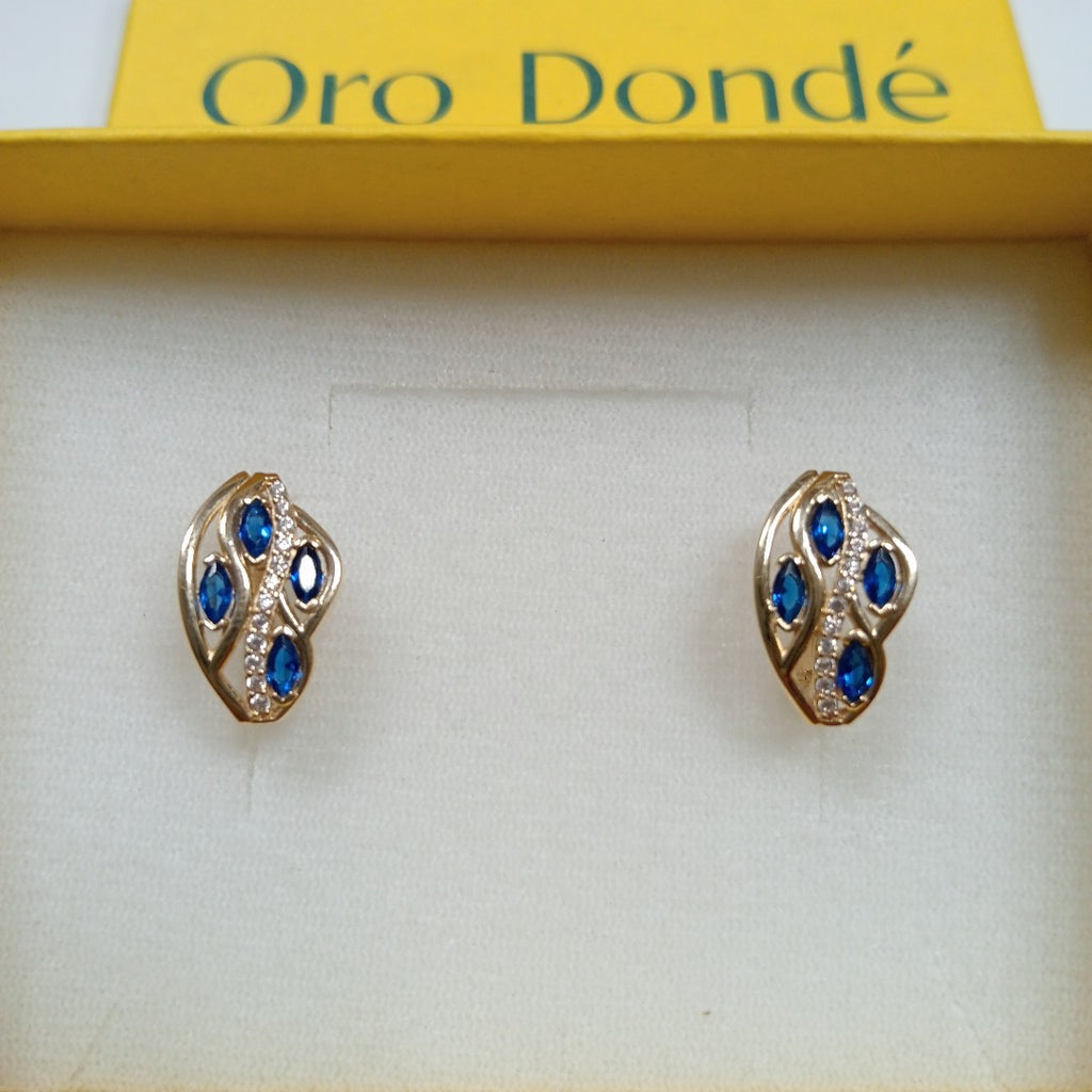 BROQUELES ORO 14K 3.7 (NUEVO)