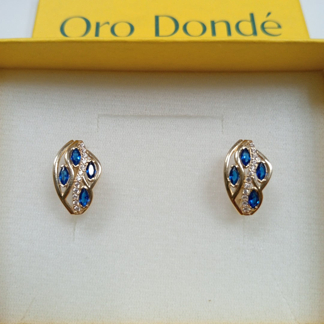 BROQUELES ORO 14K 3.7 (NUEVO)