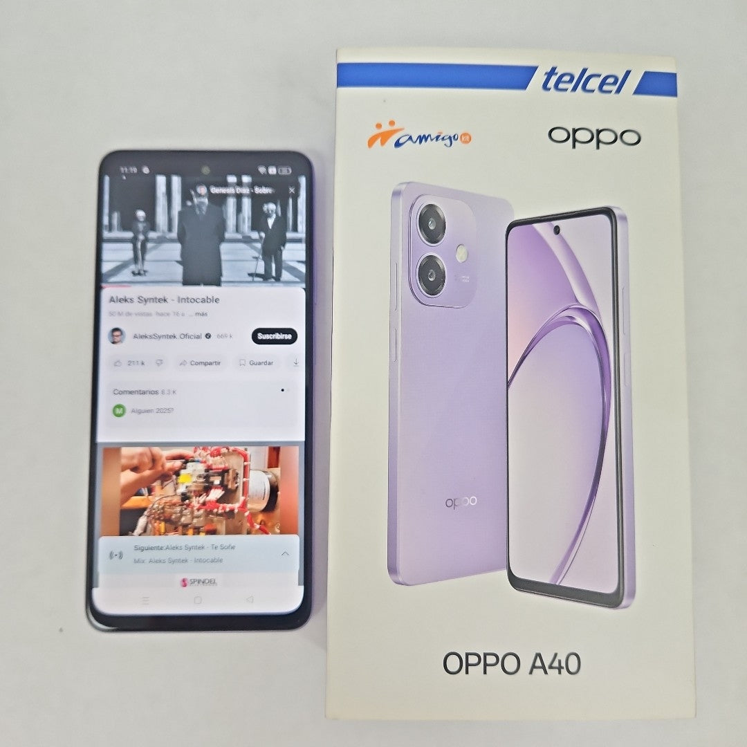 CELULAR OPPO  A40 CPH2669 (2024) 256 GB 4 GB RAM (SEMINUEVO)