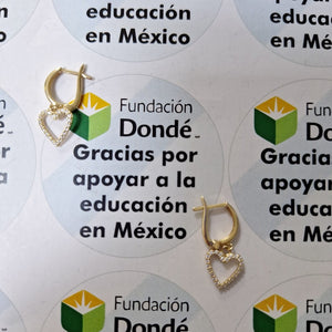 BROQUELES ORO 14K 1.8 (NUEVO)