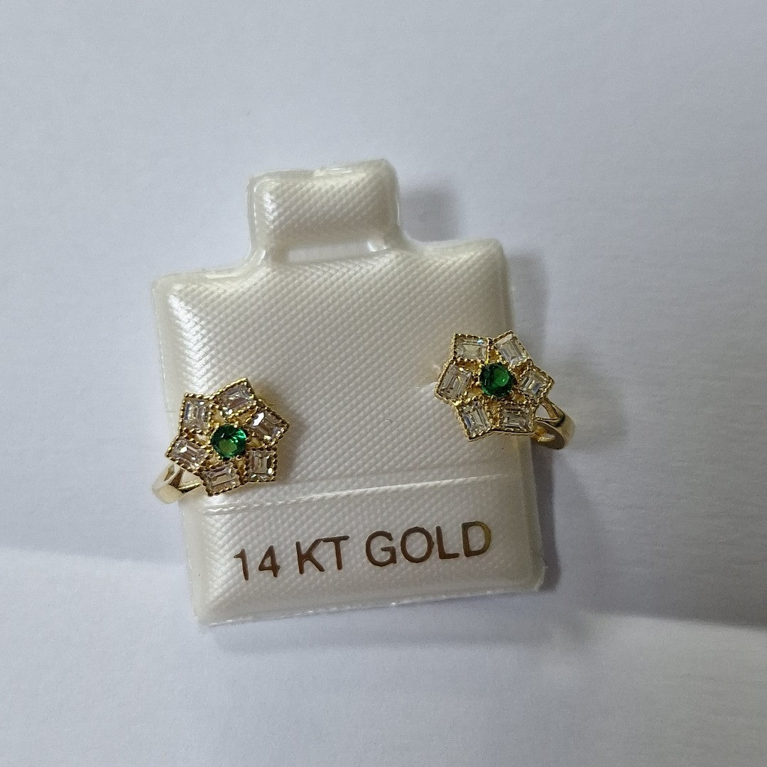 BROQUELES ORO 14K 1.3 (NUEVO)