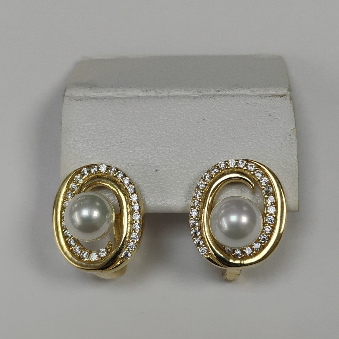 BROQUELES ORO 14K 3.9 (NUEVO)