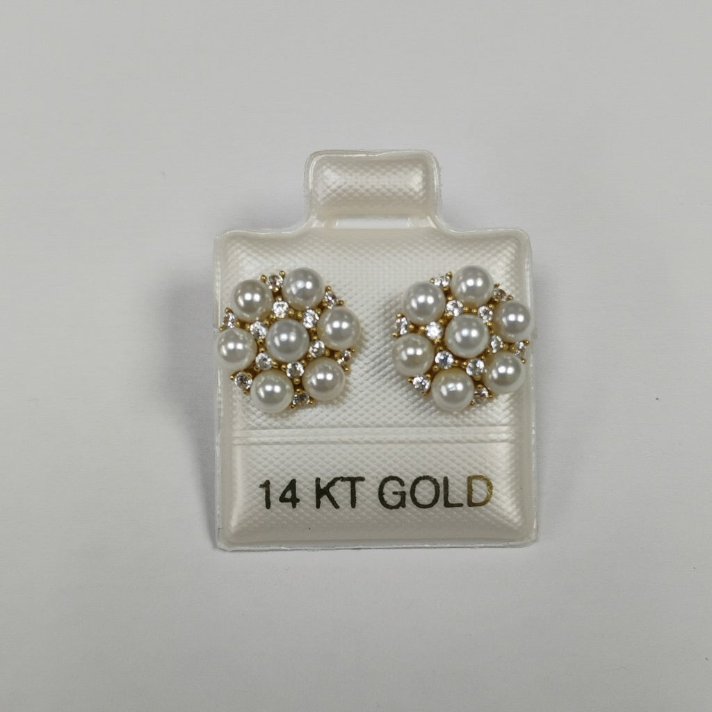 BROQUELES ORO 14K 2.5 (NUEVO)
