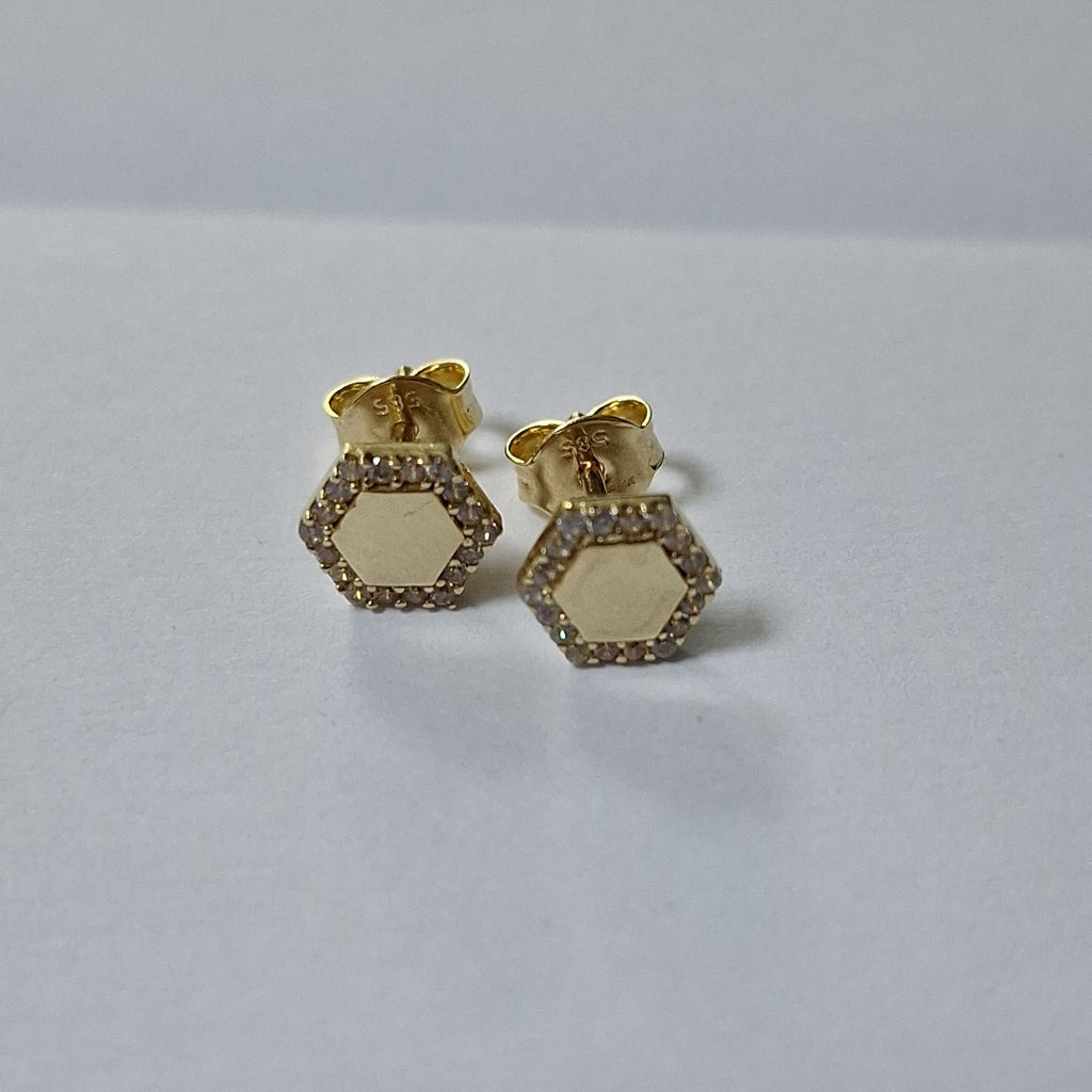 BROQUELES ORO 14K 1.4 (NUEVO)