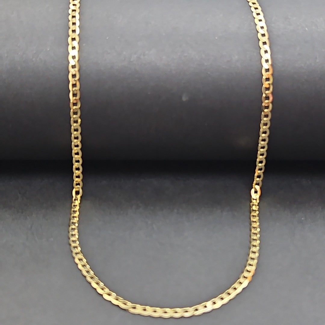 CADENAS BARBADA AMARILLA ORO 14K 4.2 (NUEVO)