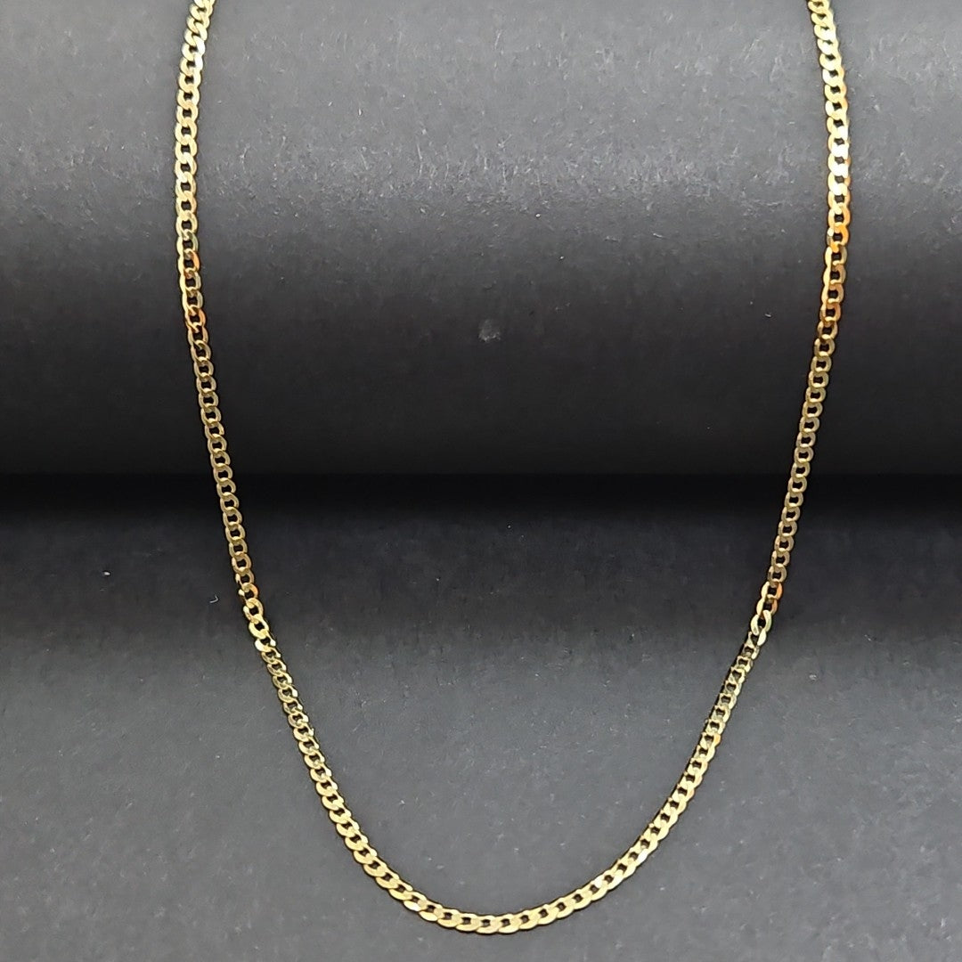 CADENAS BARBADA AMARILLA ORO 14K 1.9 (NUEVO)