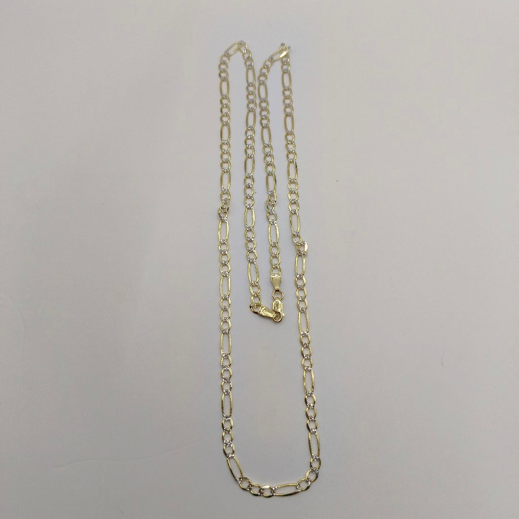 CADENAS CARTIER 3*1 DIAMANTADA ORO 10K 6.5 (NUEVO)