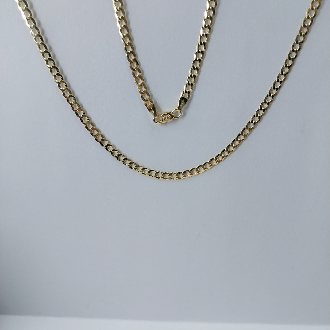 CADENAS BARBADA AMARILLA ORO 14K 6.5 (NUEVO)