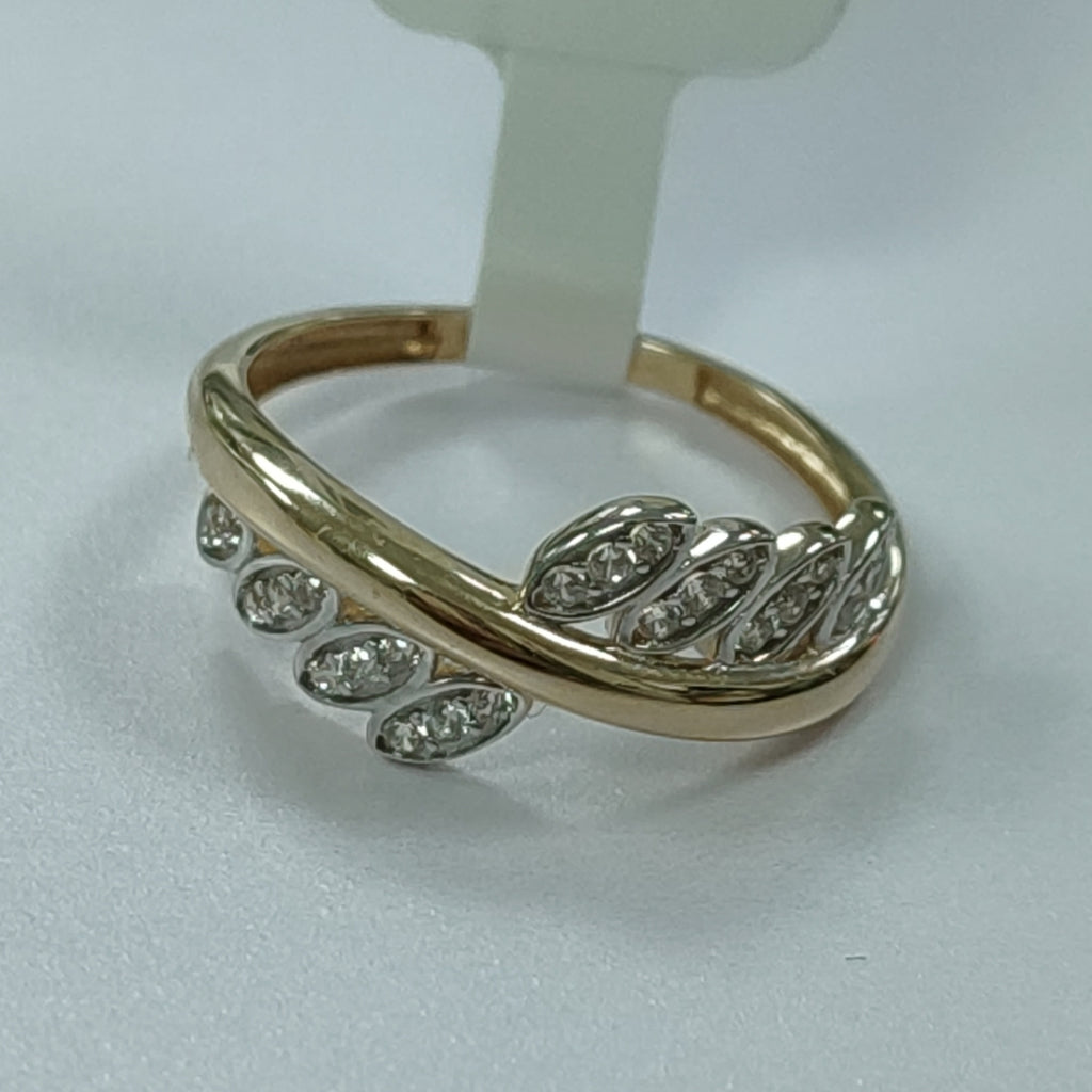 ANILLOS DAMA ORO 14K 2 (NUEVO)