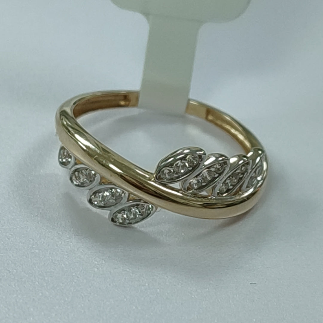 ANILLOS DAMA ORO 14K 2 (NUEVO)