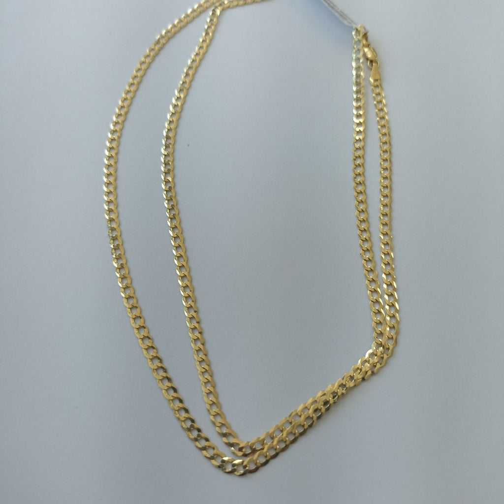 CADENAS BARBADA AMARILLA ORO 14K 8 (NUEVO)