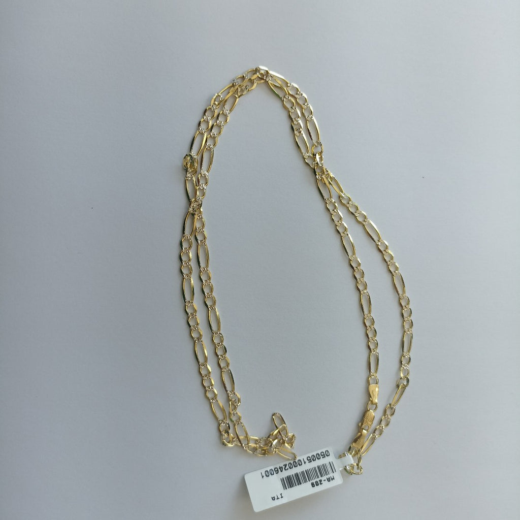 CADENAS CARTIER 3*1 DIAMANTADA ORO 14K 7.8 (NUEVO)