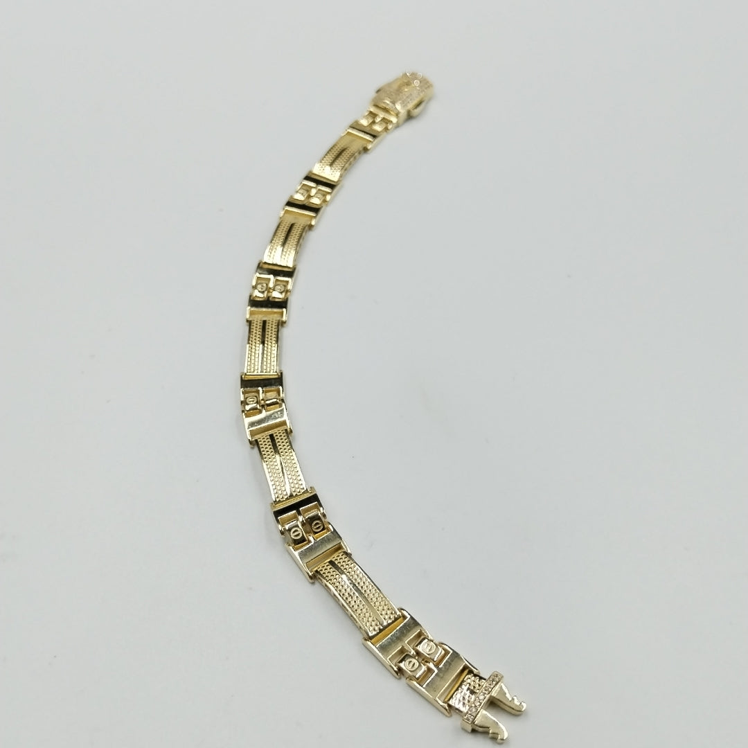 PULSERAS CABALLERO ORO 14K 25.3 (NUEVO)