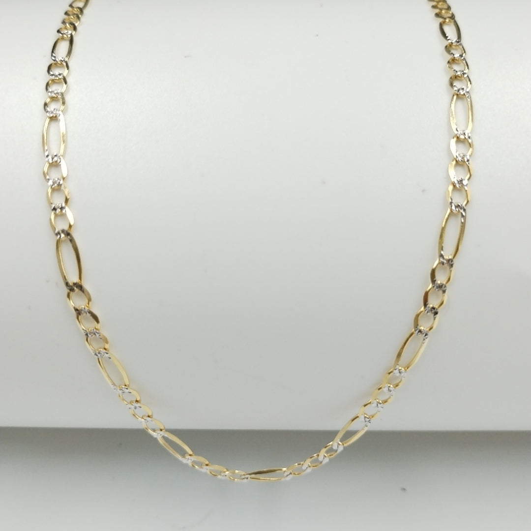 CADENAS CARTIER 3*1 DIAMANTADA ORO 14K 8.6 (NUEVO)