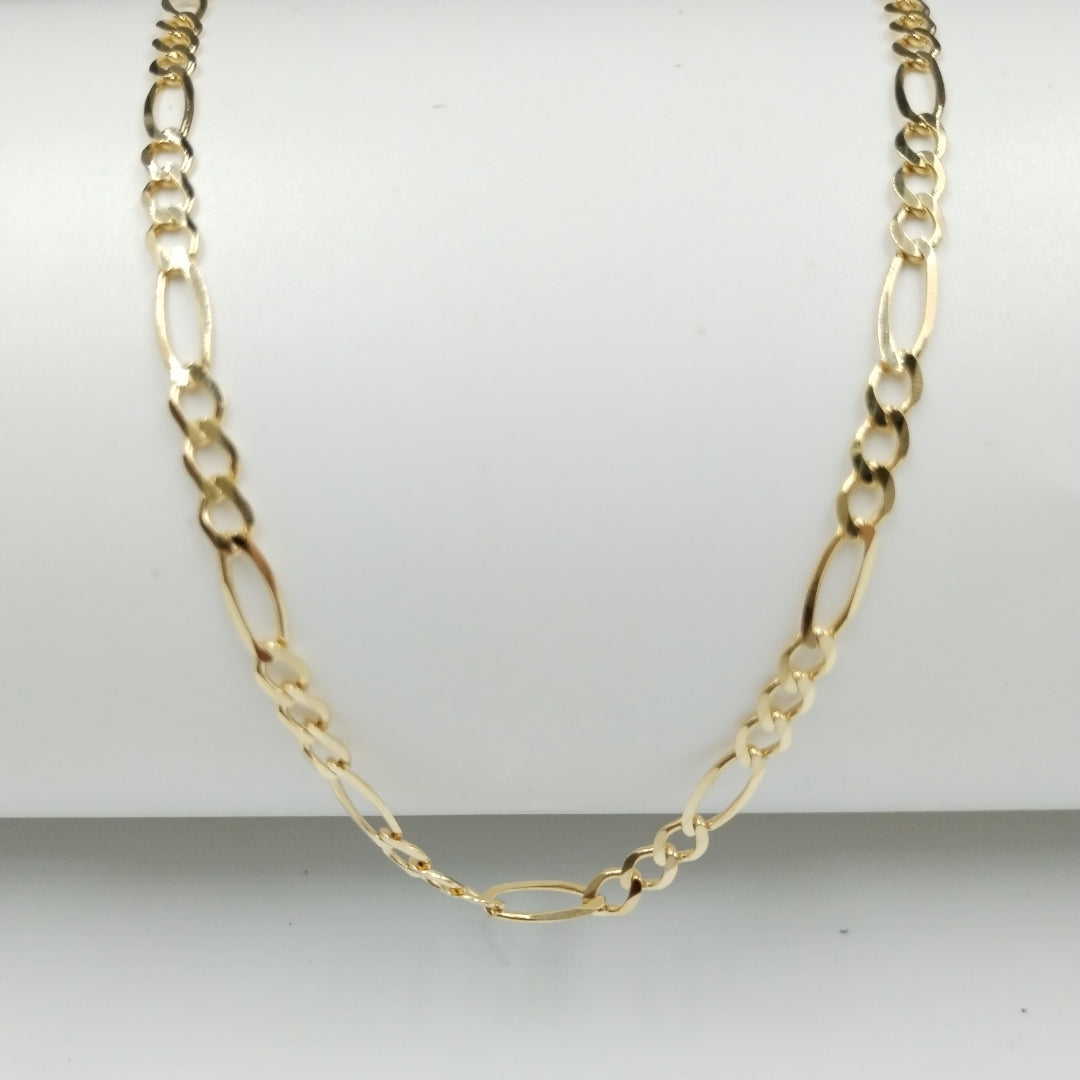 CADENAS CARTIER 3*1 AMARILLA ORO 14K 12.3 (NUEVO)