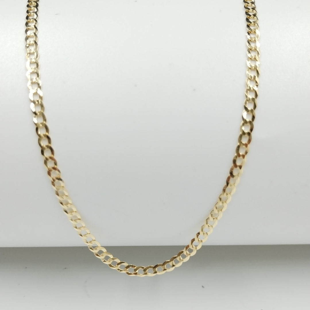 CADENAS BARBADA AMARILLA ORO 14K 7.1 (NUEVO)