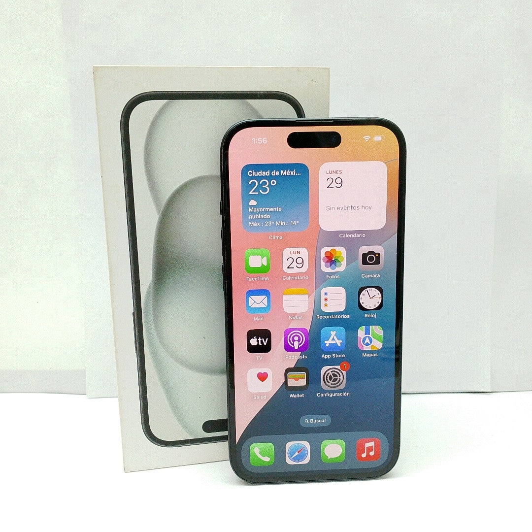 CELULAR APPLE IPHONE 15 A3089 (2023) 256 GB 6 GB RAM (SEMINUEVO)