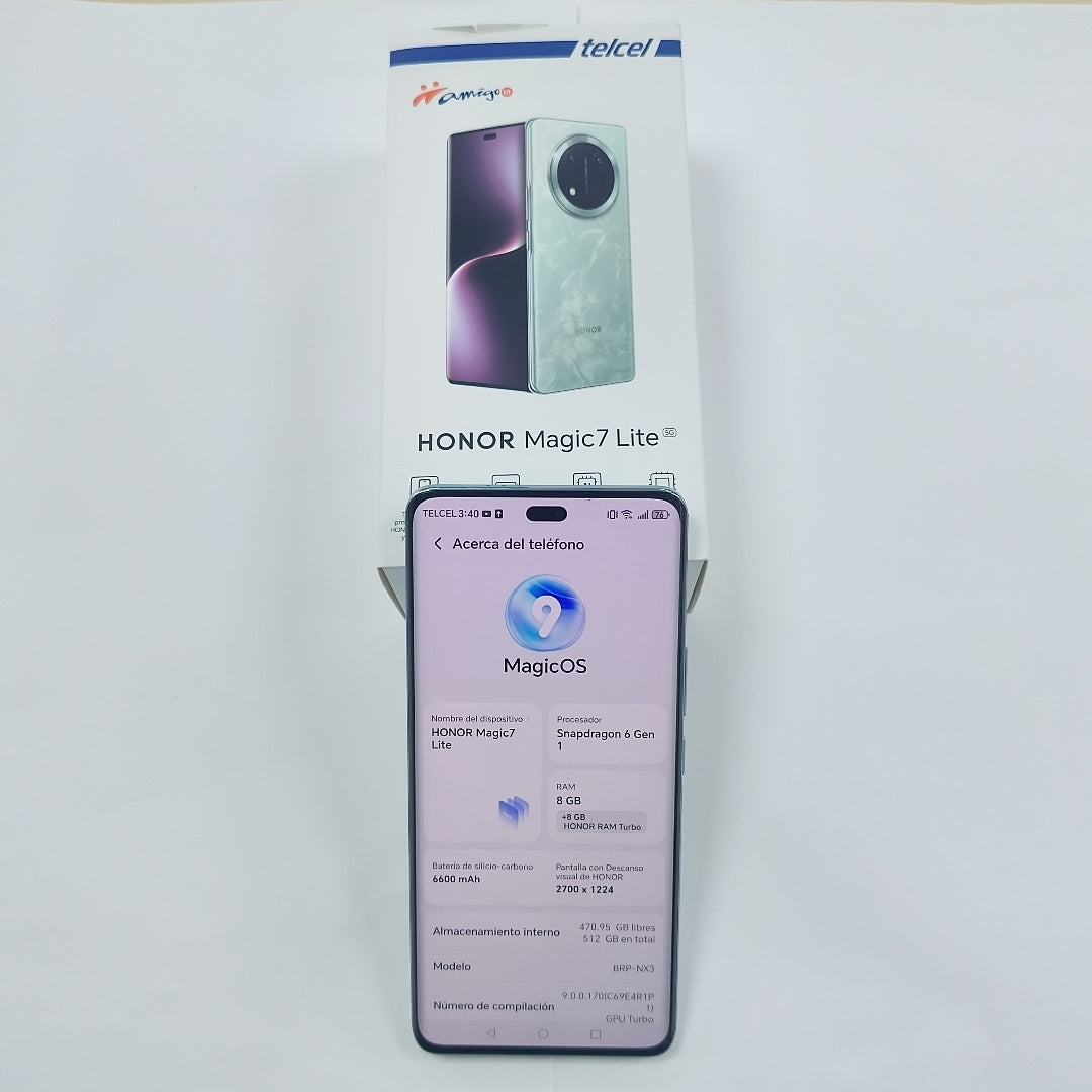 CELULAR HONOR MAGIC 7 LITE BRP-NX3 (2025) 512 GB 8 GB RAM (SEMINUEVO)