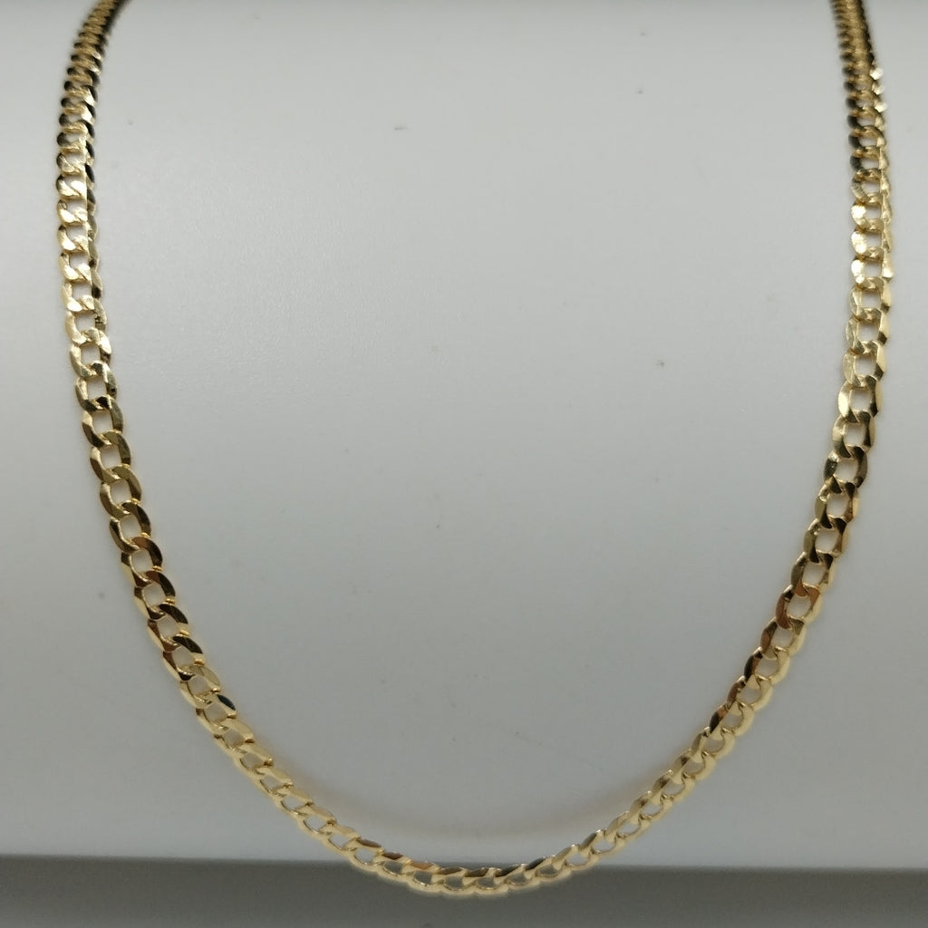 CADENAS BARBADA AMARILLA ORO 14K 6.5 (NUEVO)