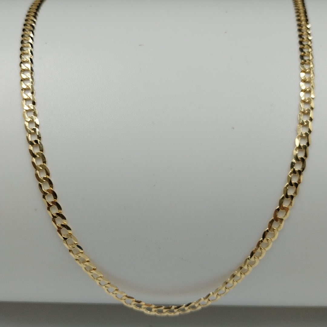 CADENAS BARBADA AMARILLA ORO 14K 6.5 (NUEVO)