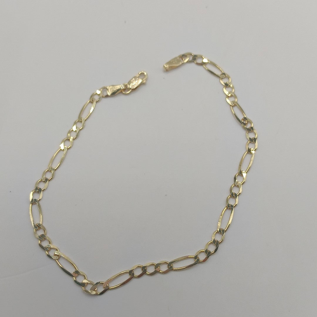 PULSERAS CABALLERO CARTIER 3*1 AMARILLA ORO 14K 3 (NUEVO)