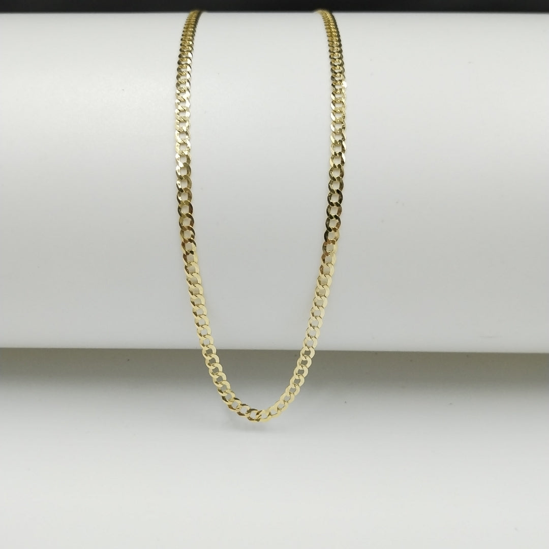 CADENAS BARBADA AMARILLA ORO 14K 8 (NUEVO)