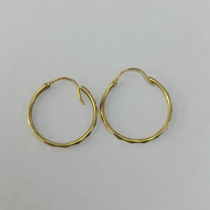 ARRACADAS PAR ORO 14 K 1,30 GRMS (SEMINUEVO)