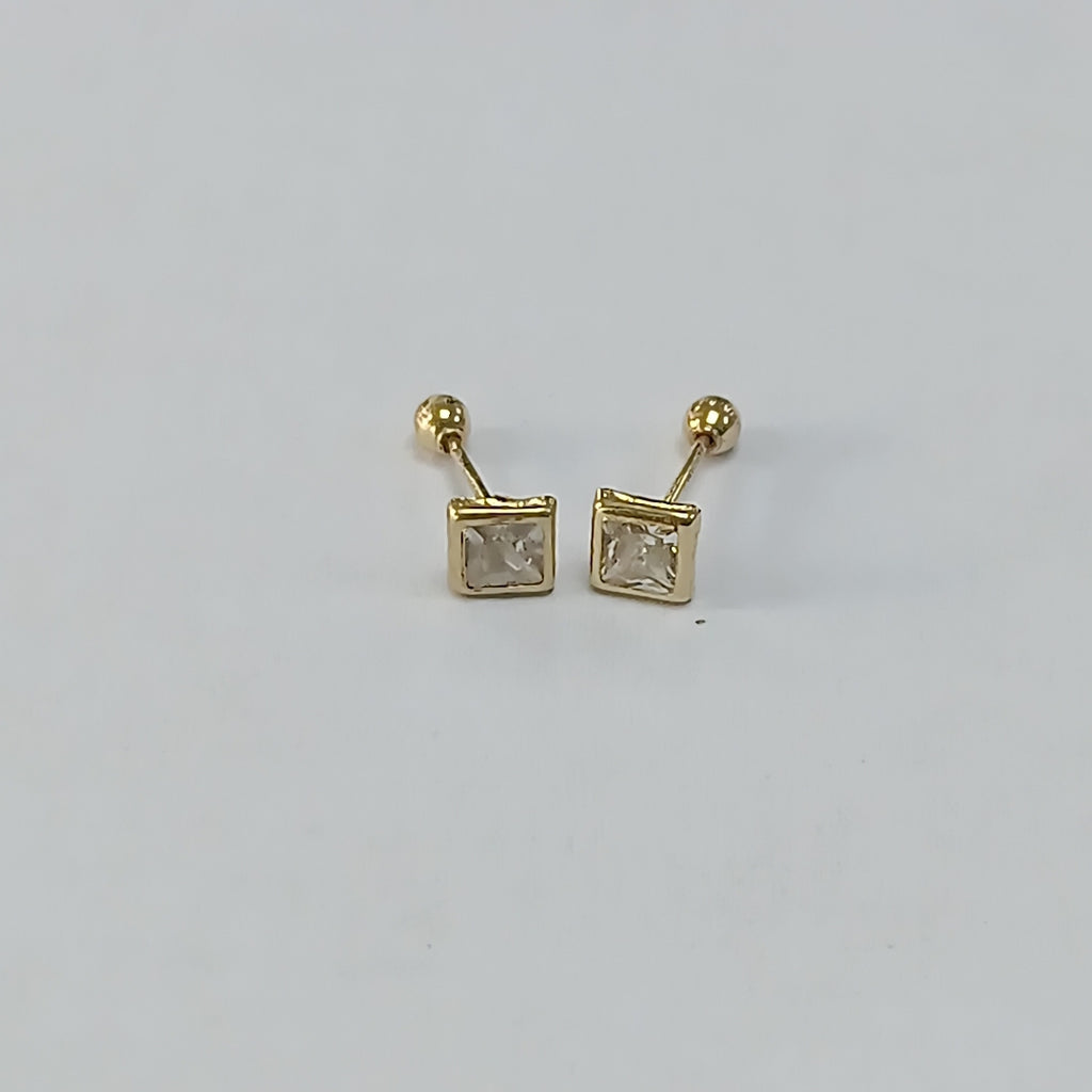 BROQUELES PAR. ORO. 14 K 0.3 GRMS (SEMINUEVO)
