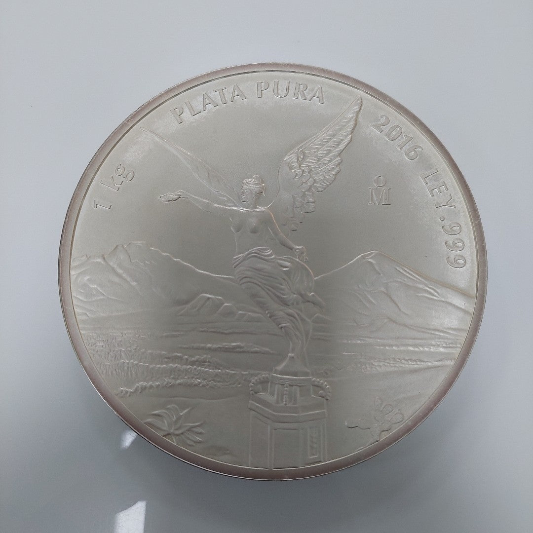MEDALLA CONMEMORATIVA. PLATA. 1000 GRMS (SEMINUEVO)