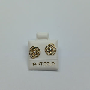 BROQUELES ORO 14K 1.4 (NUEVO)