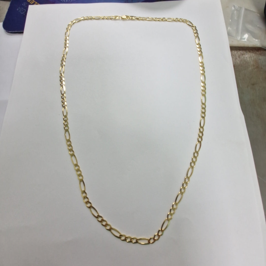 CADENAS CARTIER 3*1 AMARILLA ORO 14K 12.3 (NUEVO)