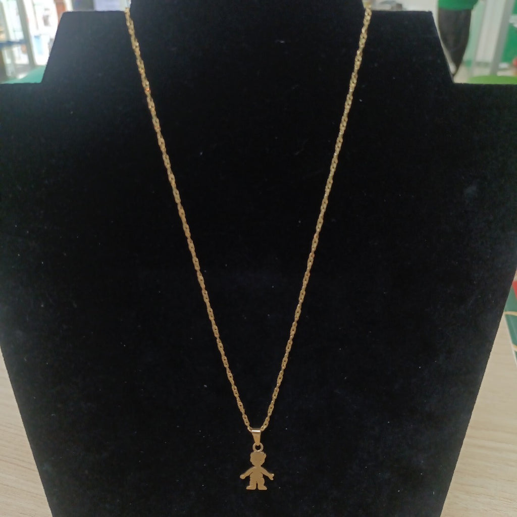 CADENA, DIJE. ORO. 14 K 5.9 GRMS (SEMINUEVO)