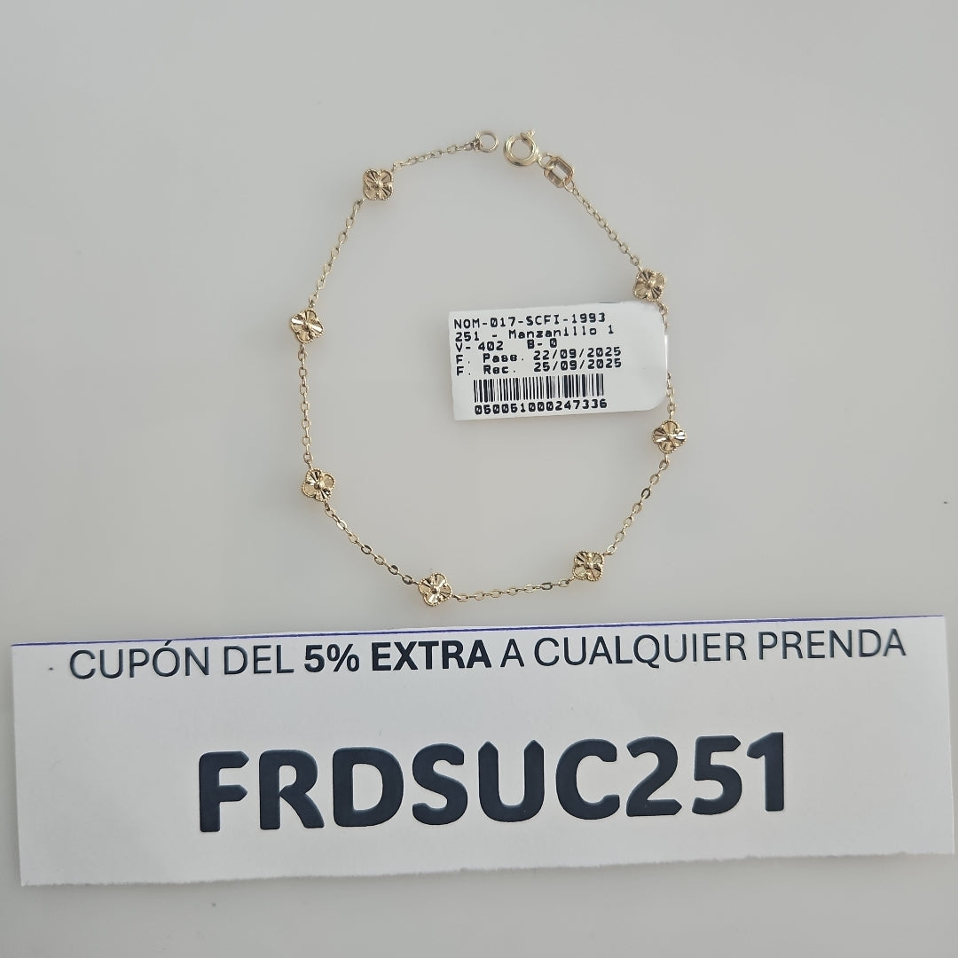 PULSERAS DAMA ORO 14K 2.1 (NUEVO)