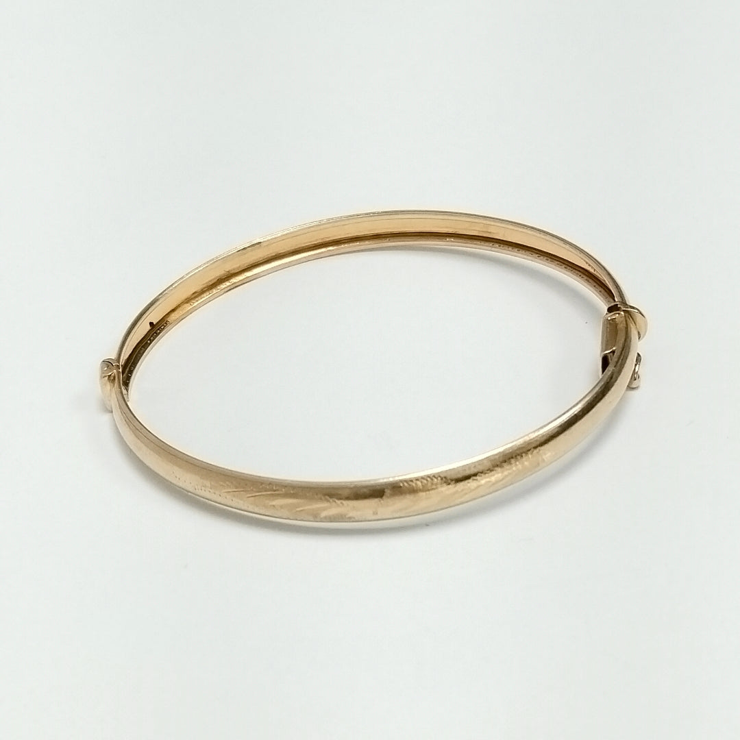 PULSERA RIGIDA ORO 18 K 8,80 GRMS (SEMINUEVO)