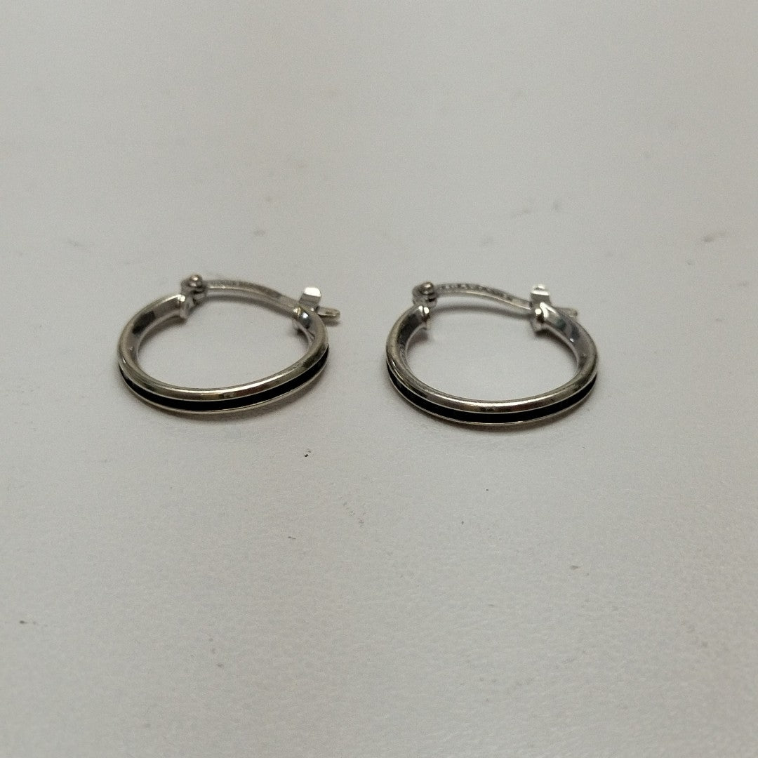 ARRACADAS PAR. ORO BLANCO. 10 K 1.5 GRMS (SEMINUEVO)