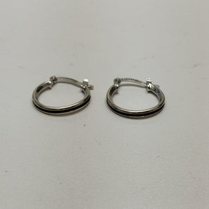 ARRACADAS PAR. ORO BLANCO. 10 K 1.5 GRMS (SEMINUEVO)