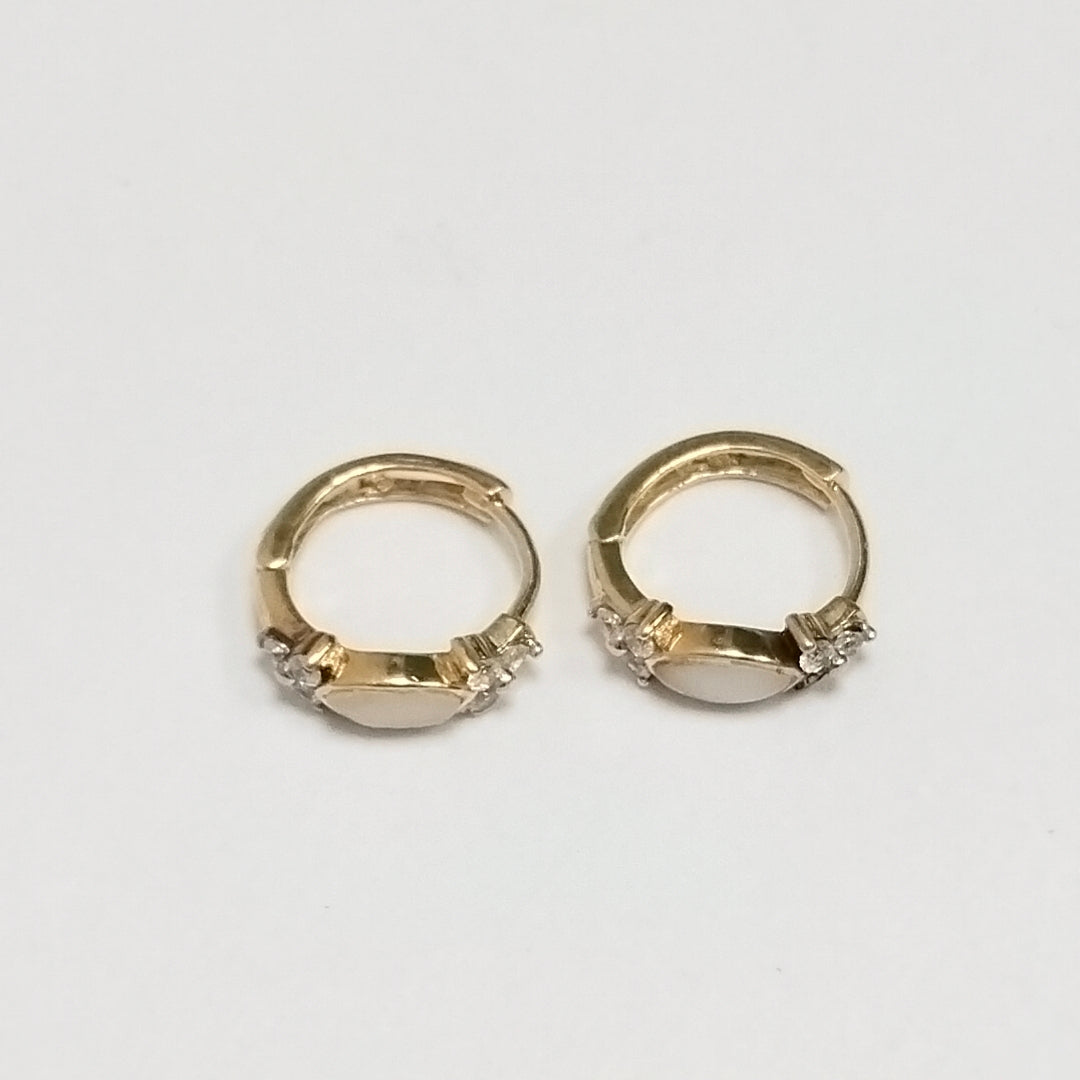 ARETES PAR. ORO. 10 K 1.5 GRMS (SEMINUEVO)