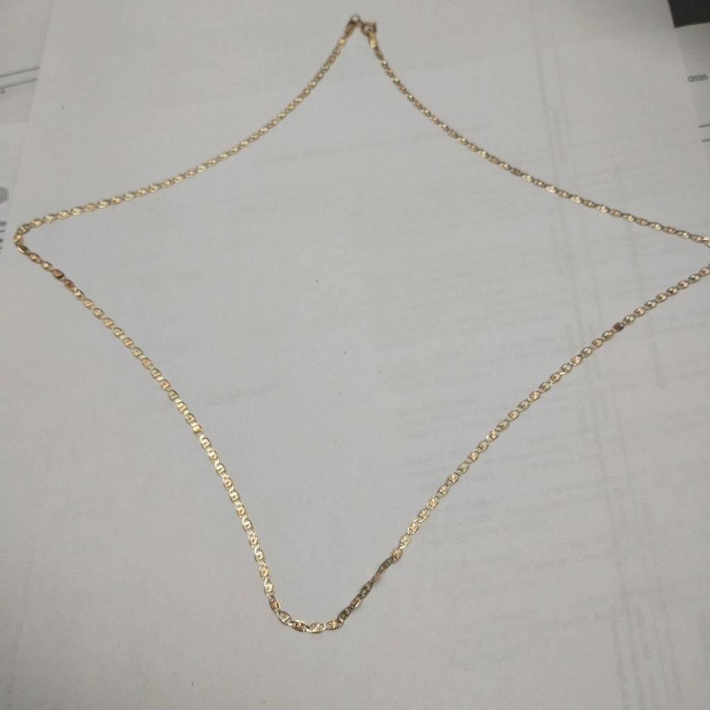 CADENA. ORO COMBINADO. 10 K 3.2 GRMS (SEMINUEVO)
