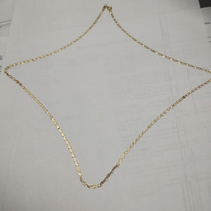 CADENA. ORO COMBINADO. 10 K 3.2 GRMS (SEMINUEVO)