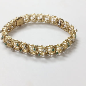 PULSERA, PULSERA RIGIDA. ORO. 14 K 27.2 GRMS (SEMINUEVO)