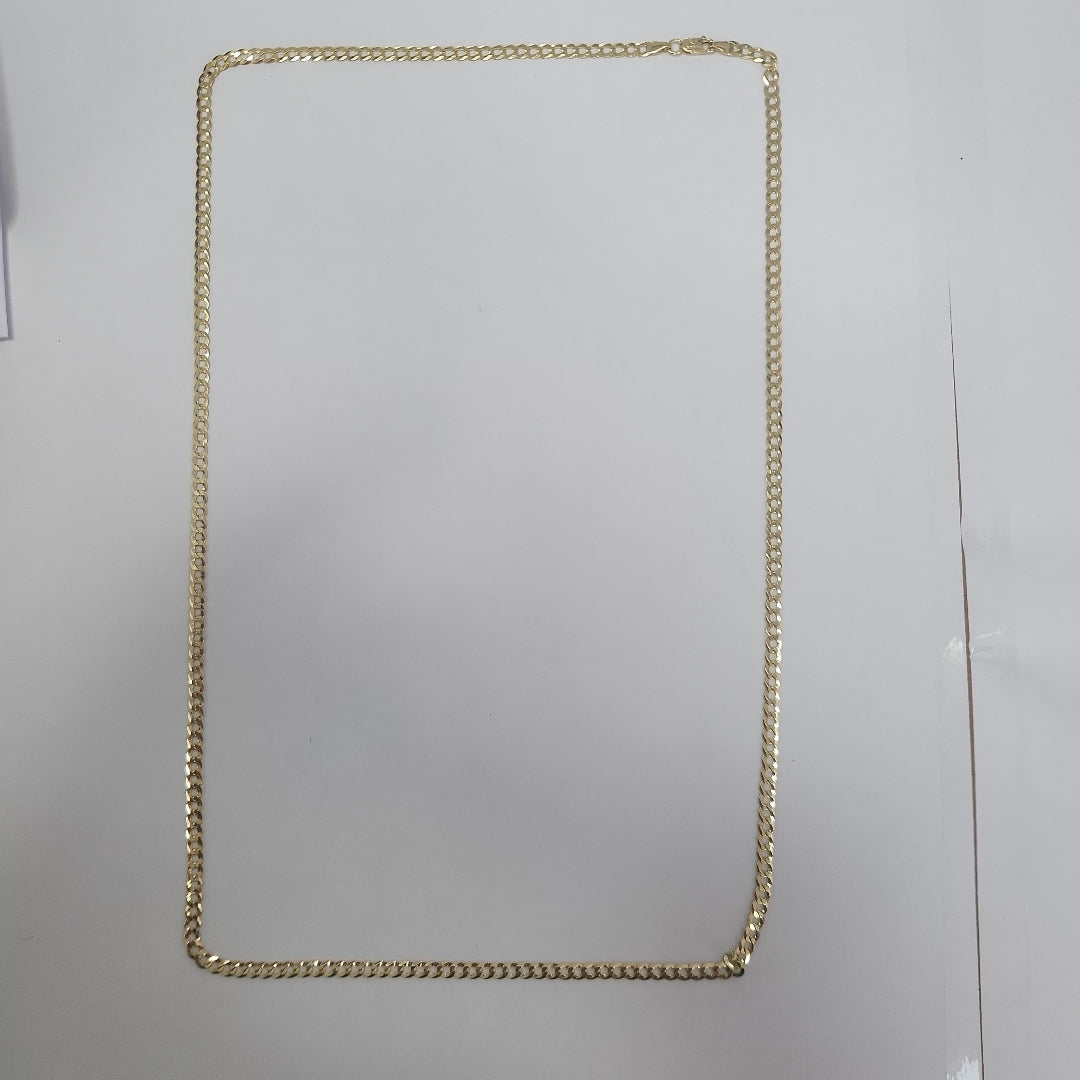 CADENAS BARBADA AMARILLA ORO 14K 8 (NUEVO)