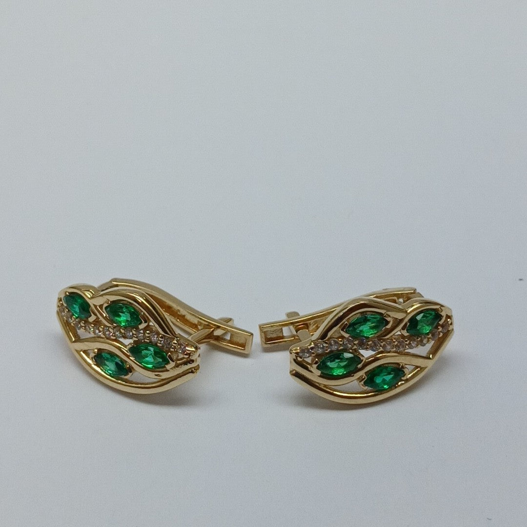 BROQUELES ORO 14K 3.7 (NUEVO)