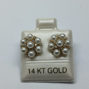 BROQUELES ORO 14K 2.6 (NUEVO)