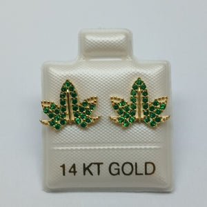 BROQUELES ORO 14K 1.5 (NUEVO)