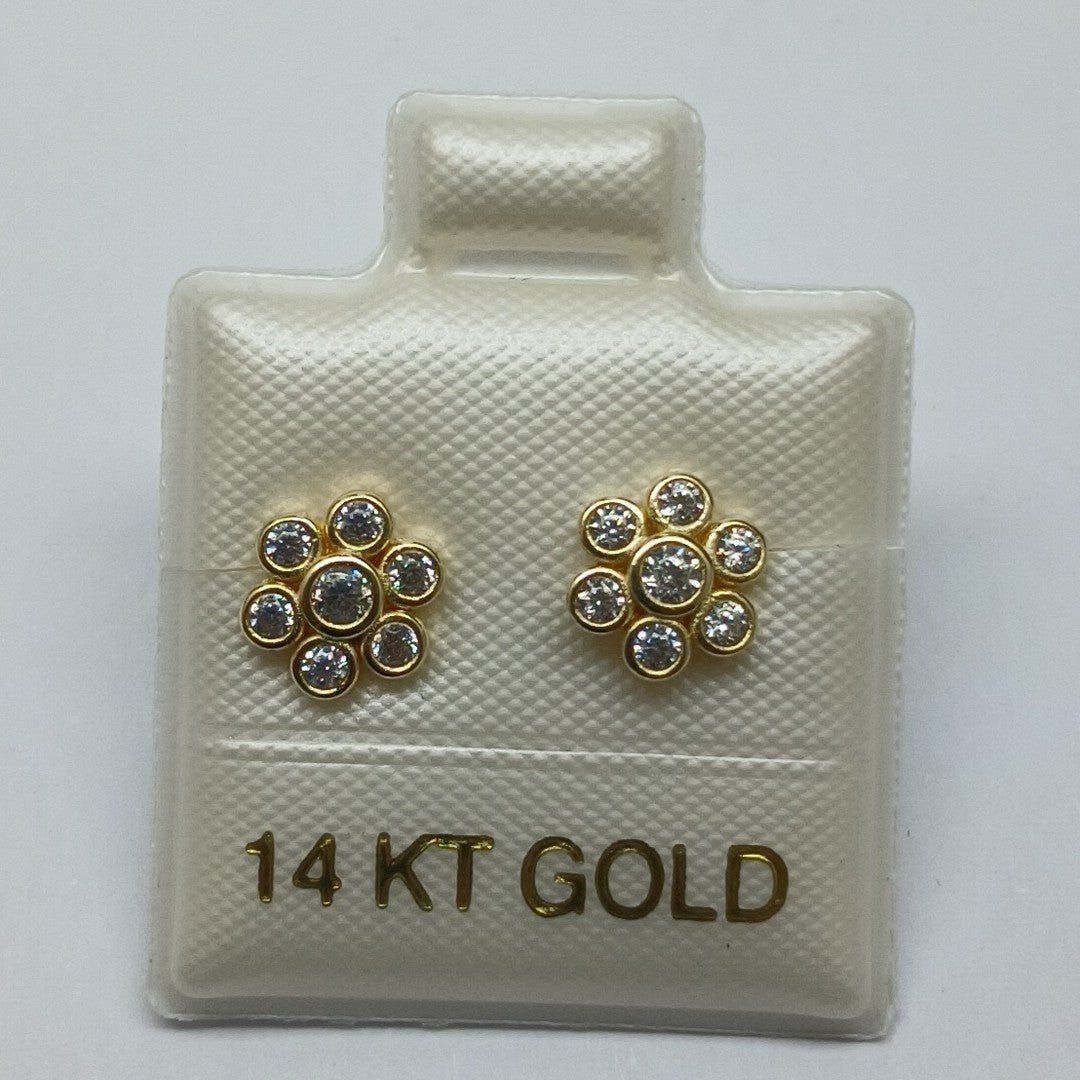 BROQUELES ORO 14K 1.2 (NUEVO)