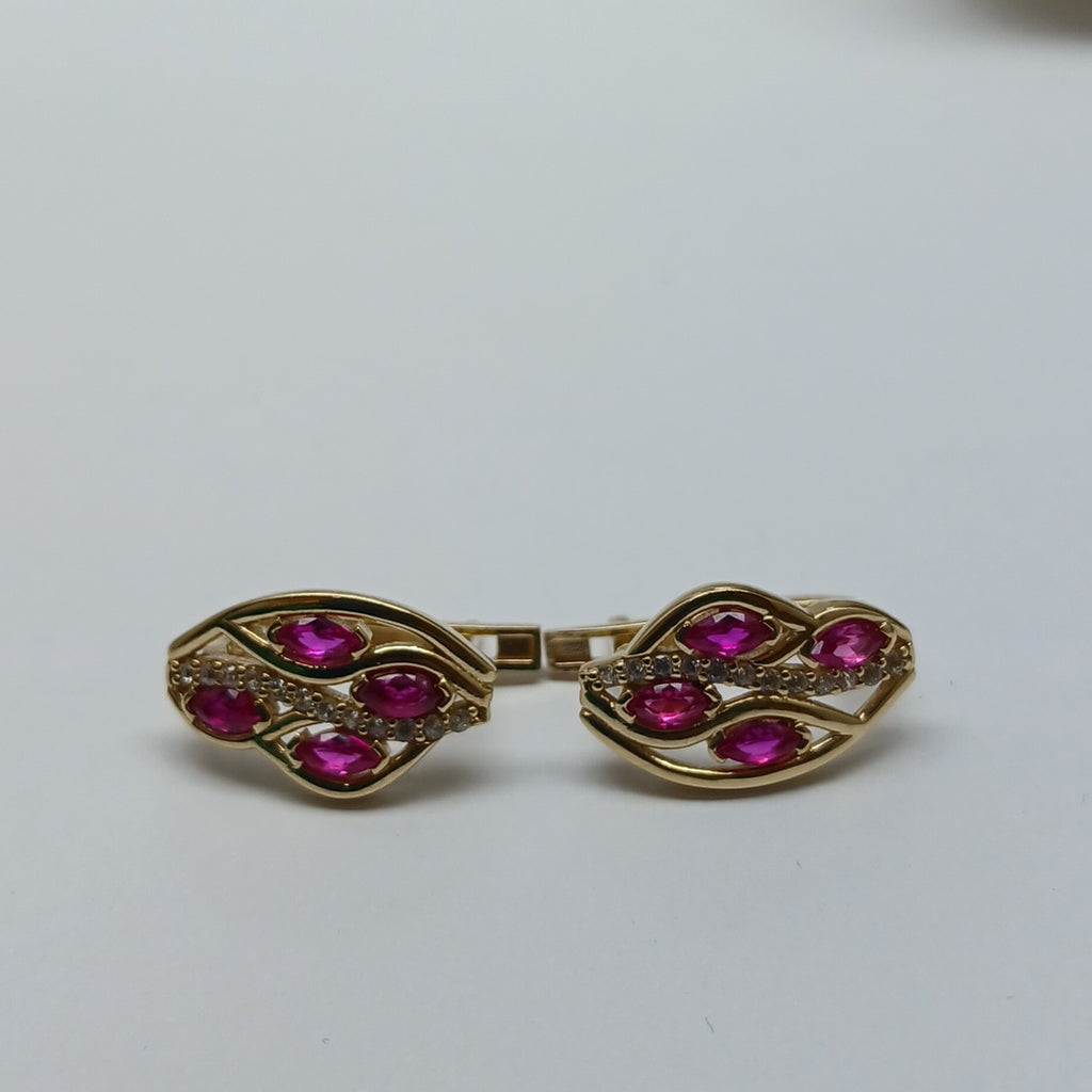 BROQUELES ORO 14K 3.7 (NUEVO)